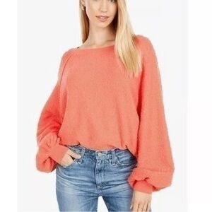 Free People Find my Friend Pullover Sweater- Bubble Sleeve
